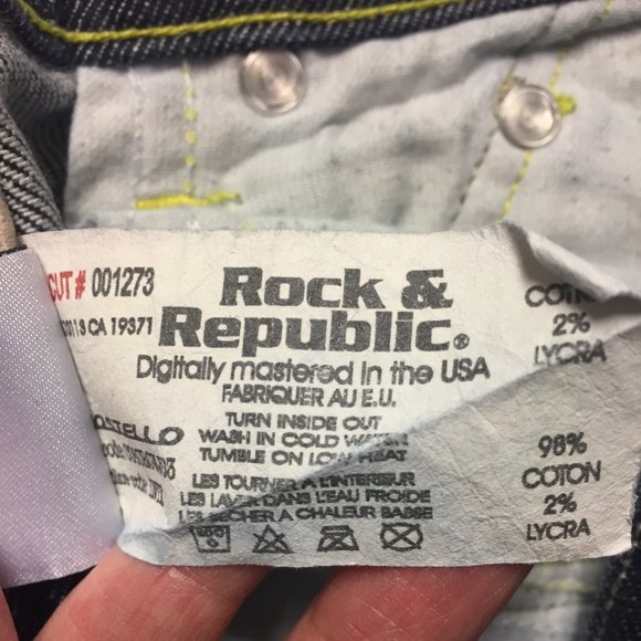 Rock & Republic Women's Jeans, Size 24 - Picture 9 of 13